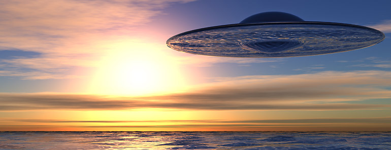 UFO Over The Sea