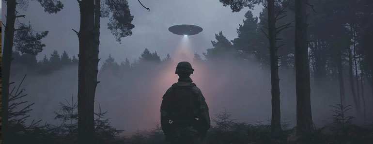 Rendlesham Forest UFO Encounter (visualisation)
